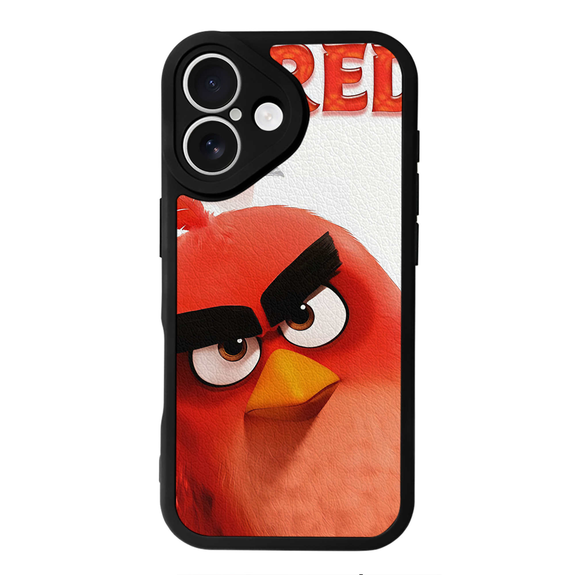（画像用） Angry Birds アングリーバード 【iPhone 16シリーズ対応】シリコンスマホケース（レザー調） 材質：シリコン